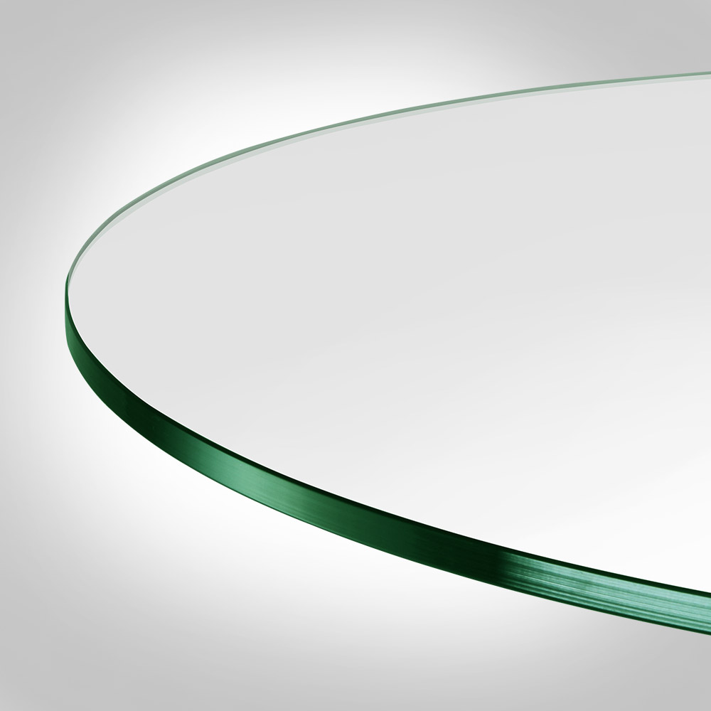 25Inch Round Glass Table Top 1/4 Inch Thick Flat Polished Tempered 